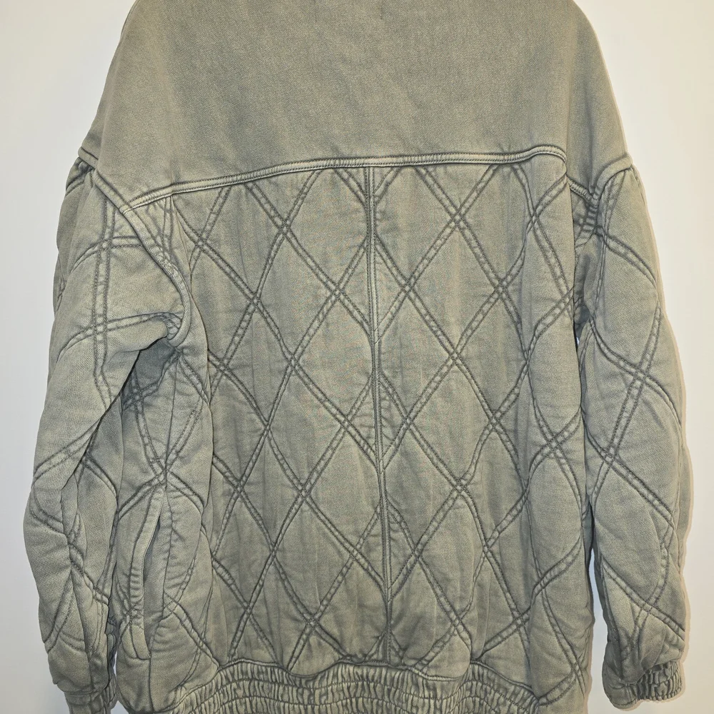 Free People Quilted Puffer Jacket in Olive Size M Nwot - Picture 10 of 12